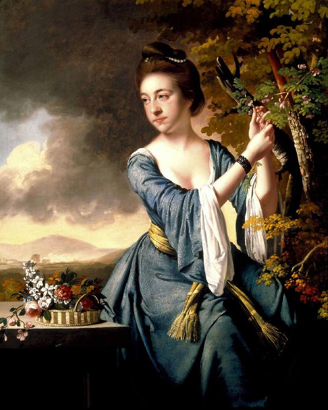 Joseph wright of derby Elizabeth Mrs John Bostock oil painting image